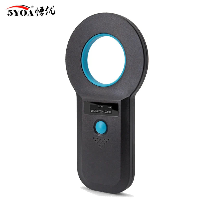 Handheld Pet Microchip Reader OLED — EMID & FDX-B (ISO11784/85) RFID Rechargeable Scanner for Dogs, Cats & Pigs