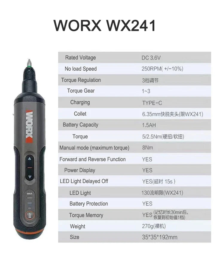 4V Mini Cordless Electric Screwdriver Set – USB Rechargeable, 30-Bit Precision Driver for DIY & Home Repairs