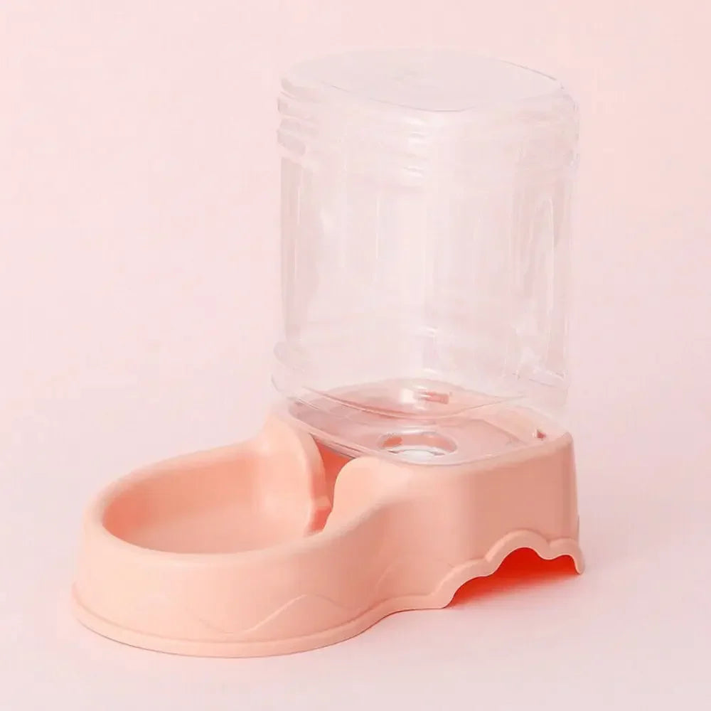 Automatic Pet Feeder & Water Fountain 3.8L (128 fl oz) PP Food Dispenser for Cats & Dogs