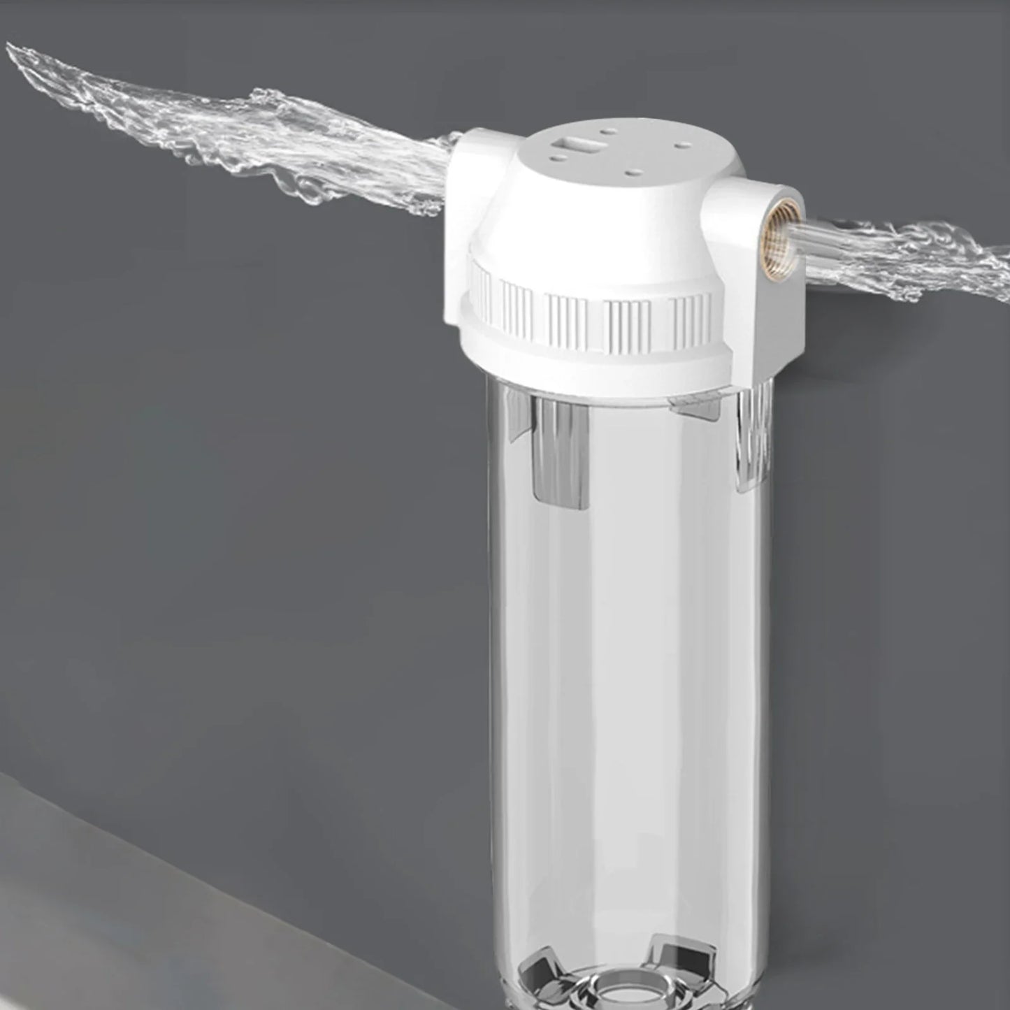 10-Inch (25 cm) Transparent PET Proof Bottle Water Filter Replacement Cartridge for Kitchen Water Purifiers