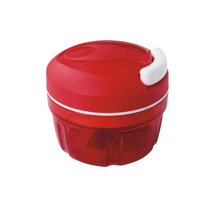 Mini Multifunctional Manual Food Chopper – Portable Garlic Press, Vegetable Cutter & Chili Grinder for Kitchen