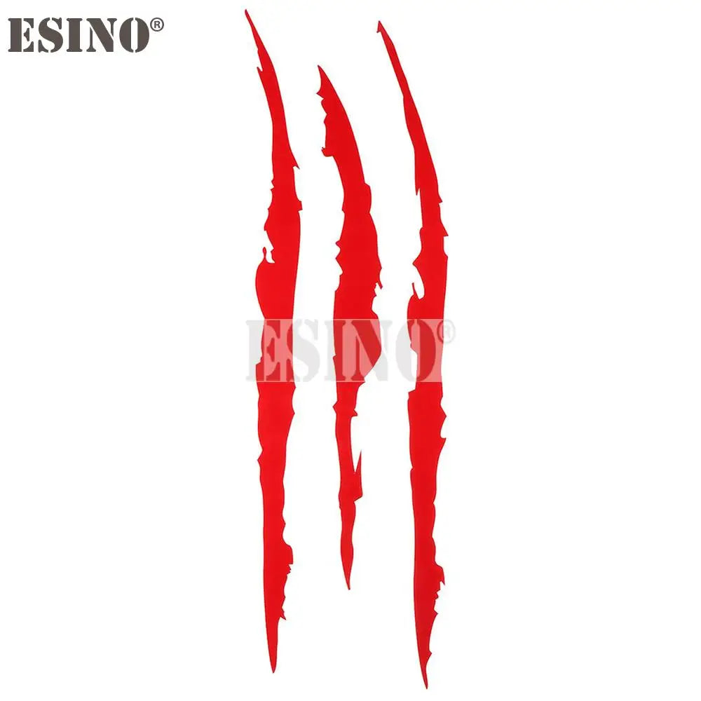 Ghost Claw Car Decal Vinyl Sticker - Claw Scratch Headlight & Body Stripe Graphic, PVC, Multiple Sizes (22 x 6.5 to 120 x 35.5 cm / 8.7 x 2.6 to 47.2 x 14 in)