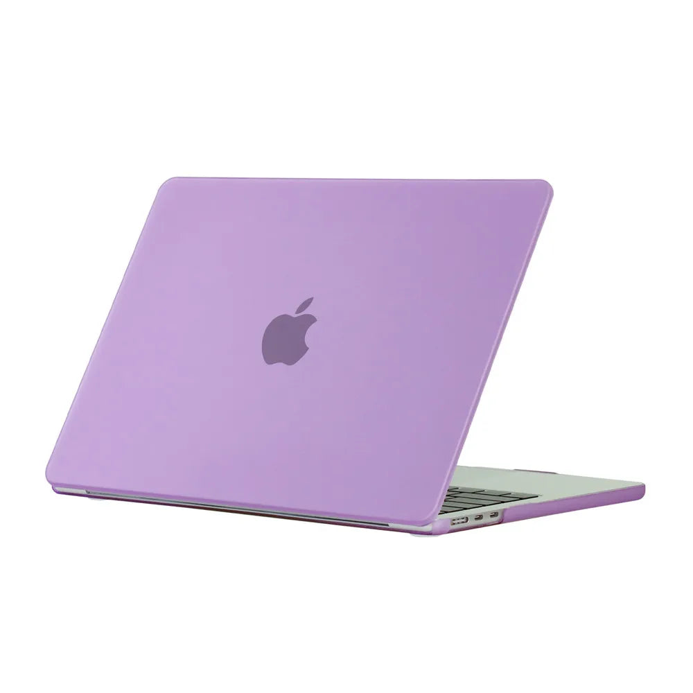 MacBook Hard Shell Protective Case – Fits Air 13-inch (33.0 cm) & 13.6-inch (34.5 cm), Air 15.3-inch (38.9 cm), Pro 14-inch (35.6 cm) & Pro 16.2-inch (41.1 cm) – Snap-On PVC Top & Bottom Cover