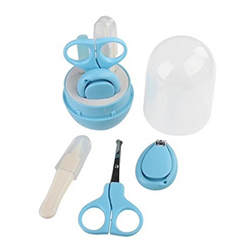 Newborn Baby Nail Care Kit - Safe Nail Scissors, Clipper & Tweezers with Portable Case