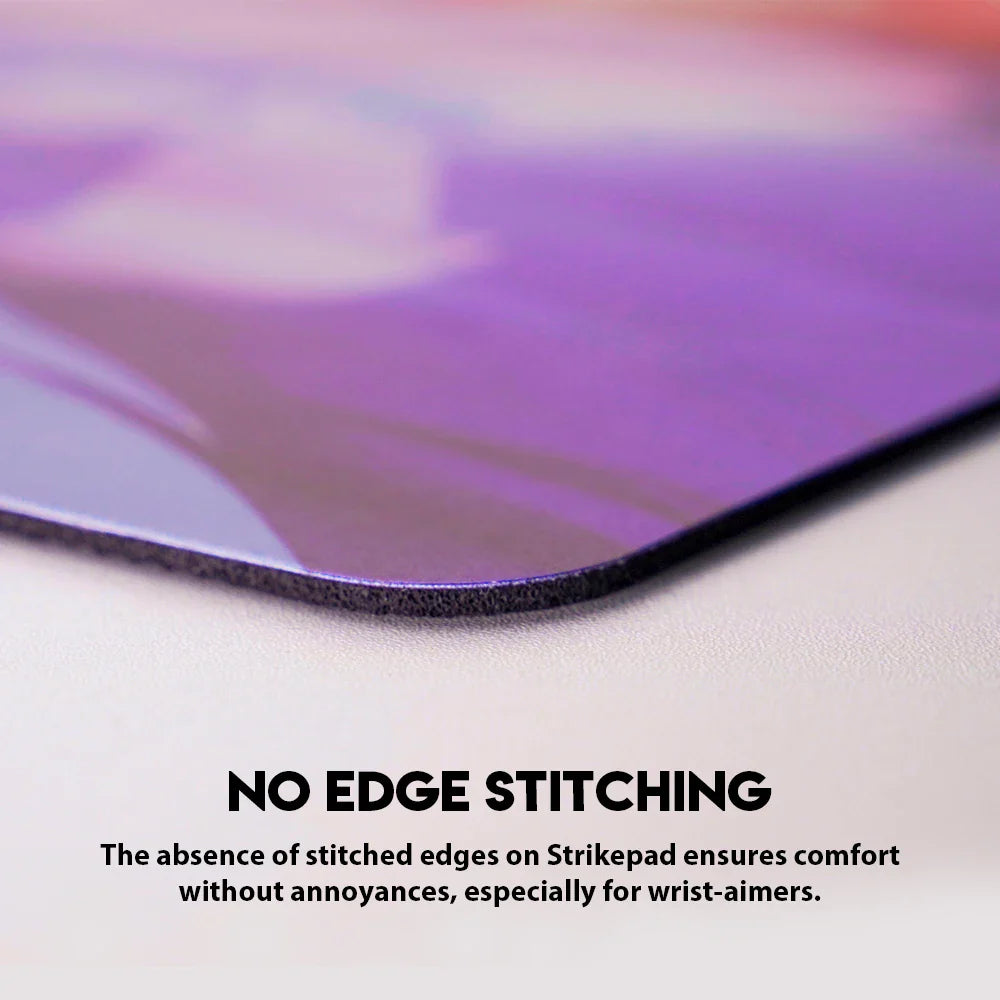 Holographic Gaming Mouse Pad 490 x 420 x 3 mm (19.3 x 16.5 x 0.12 in) Waterproof No-Edge Stitching