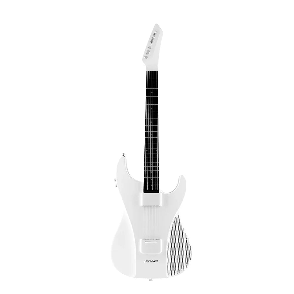 Smart Hybrid Portable Guitar – Pain-Free Silicone Strings, 9 Instrument Sounds (Electric, Acoustic, Bass, Ukulele), Built-in Speaker & Mic, MIDI Controller, 13,500mAh Battery