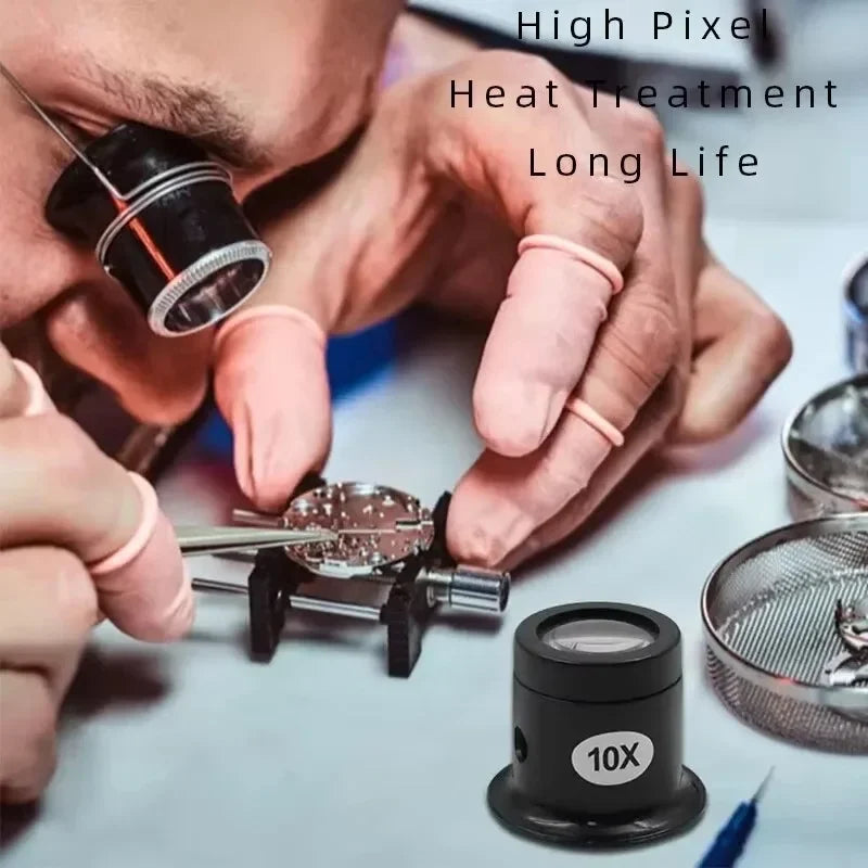 Watch Repair Magnifying Goggles 5-20X — 4-Pack Watchmaker Loupe Set