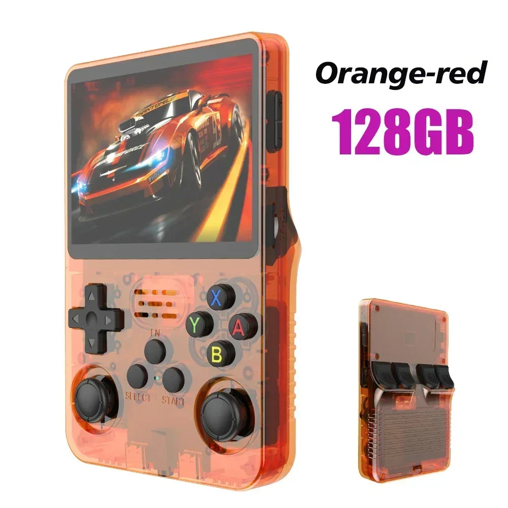 Portable Retro Handheld Game Console 3.5-Inch (8.9 cm) IPS 640x480 Linux Pocket Video Player 64GB/128GB USB-C 15,000 Games