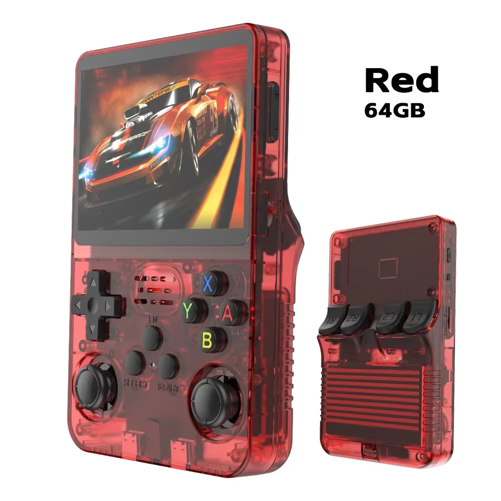Retro Handheld Game Console 3.5-Inch IPS 640x480, 15,000+ Classic Games, 3200mAh Battery, Bluetooth Portable Pocket Player