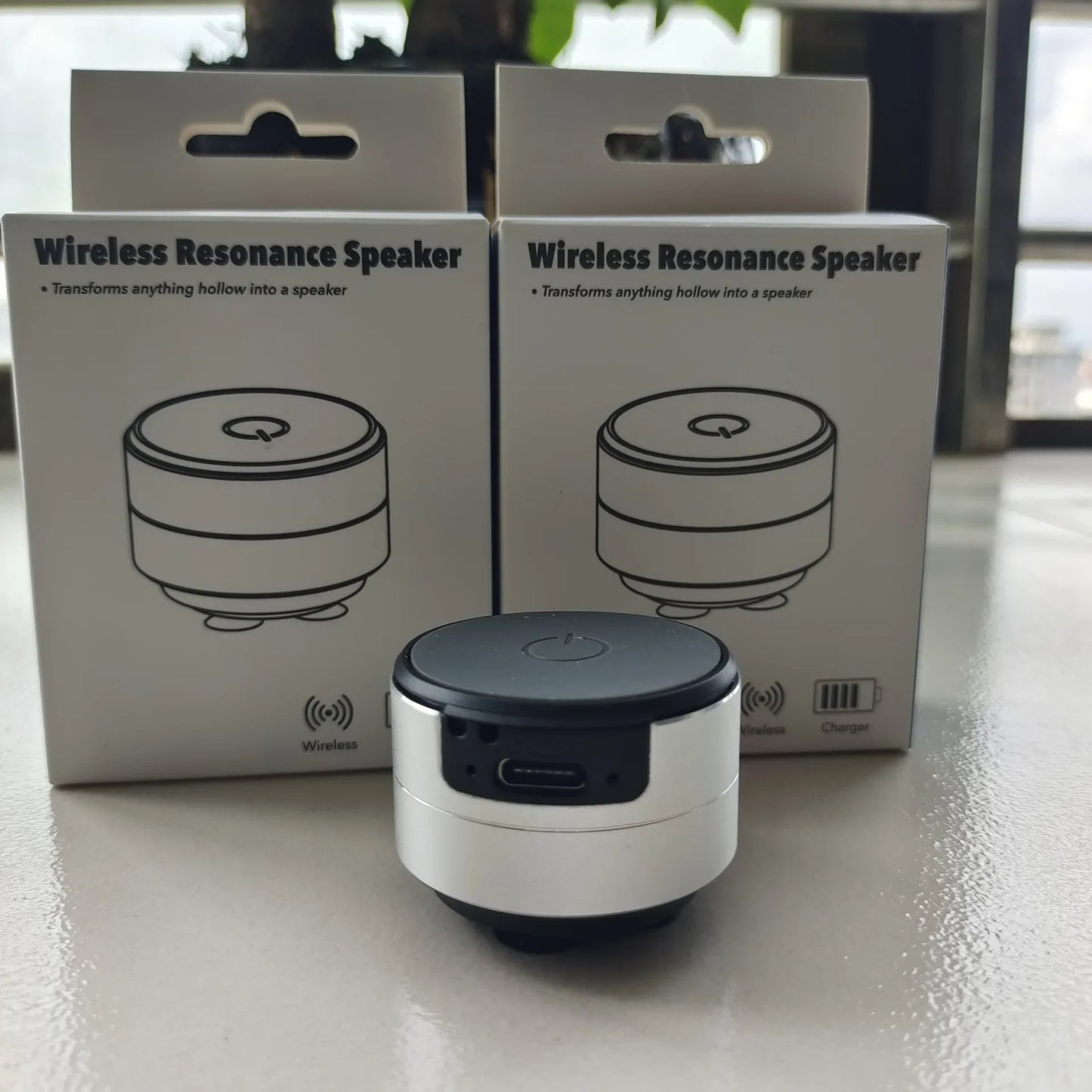 Mini Bone Conduction Bluetooth Speaker Portable Vibration Stereo TWS Wireless USB-C Metal
