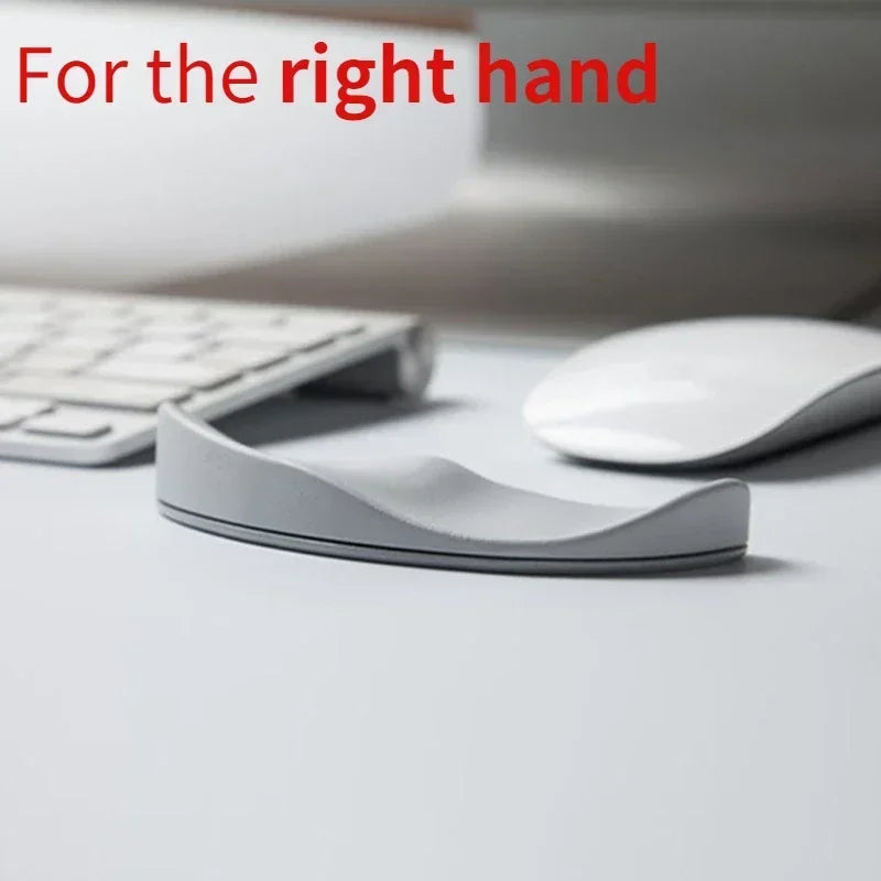 Ergonomic Silicone Gel Wrist Rest Mouse Pad — Non-Slip Support for Office & Gaming (10 x 4 x 1.7 cm / 3.9 x 1.6 x 0.7 in)