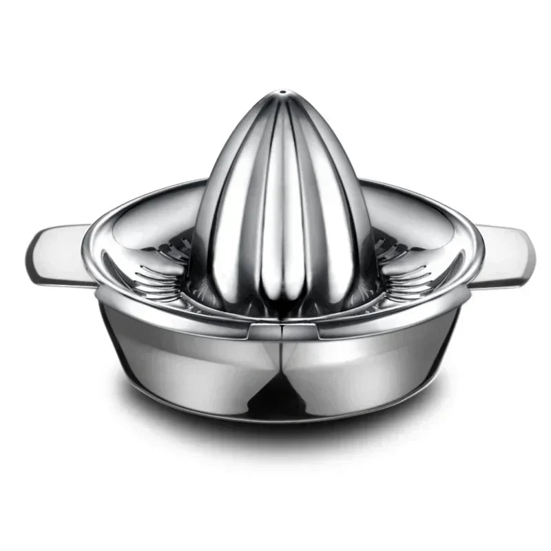 Manual Citrus Juicer 304 Stainless Steel - Portable Hand Press Squeezer for Lemon Orange Lime