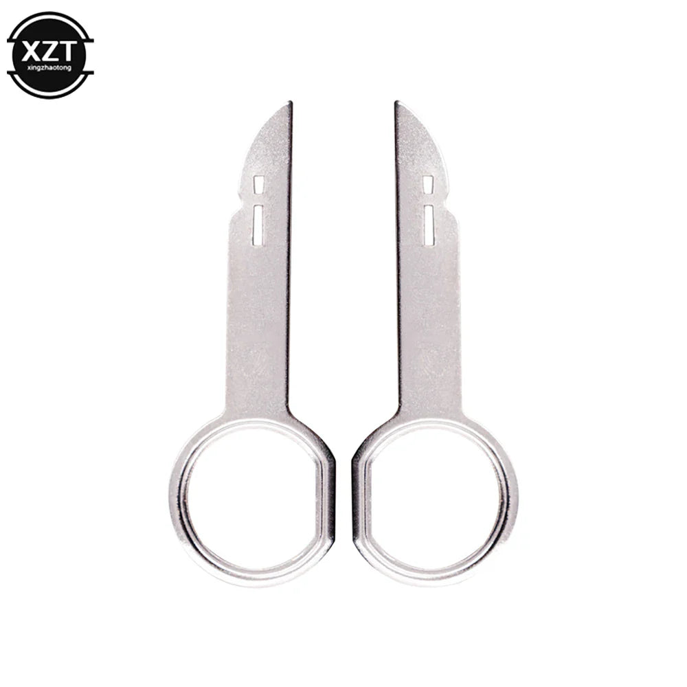 Car Radio Stereo Removal Tools — 2/4-Pack Metal Installation Keys for VW Audi Ford Porsche