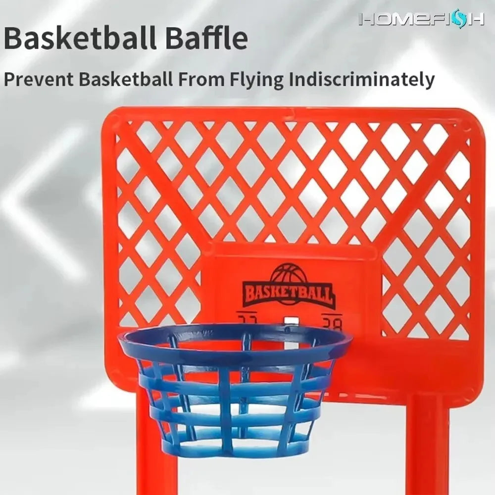 Mini Desktop Basketball Game - Portable Travel & Office Toy for Indoor/Outdoor Play