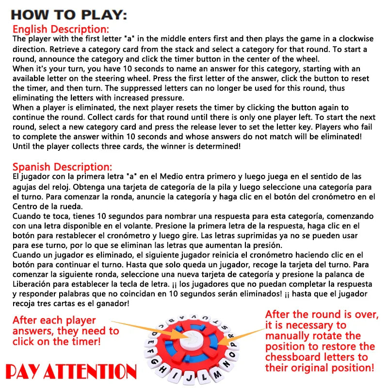 Basta Spanish Word Game – Fast-Paced Family & Party Board Game for Adults & Kids, Letter Learning Juego de Mesa