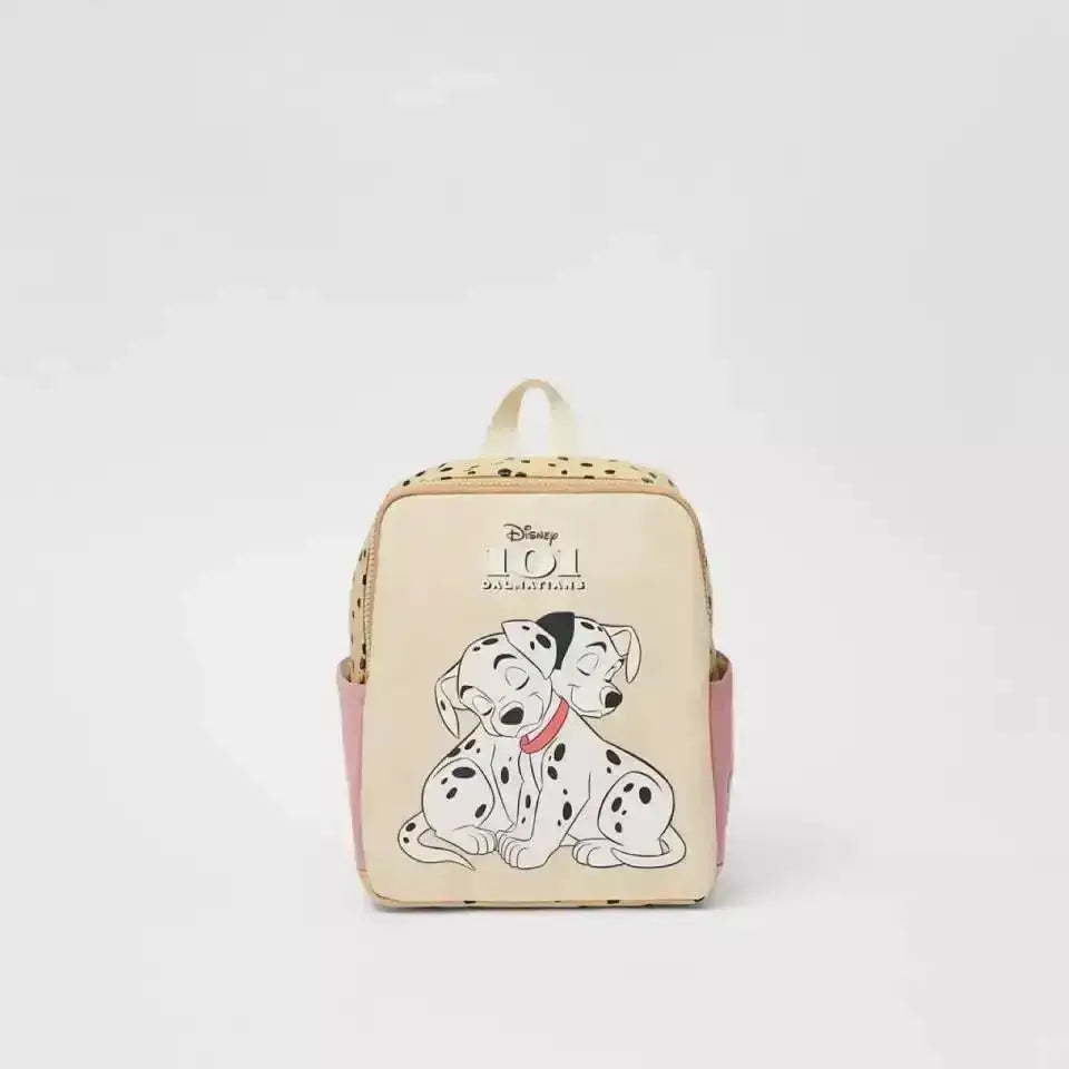 Kids Cartoon Printed Mini Backpack - Lightweight Nylon School Bag for Toddlers & Preschoolers (Ages 4-6)
