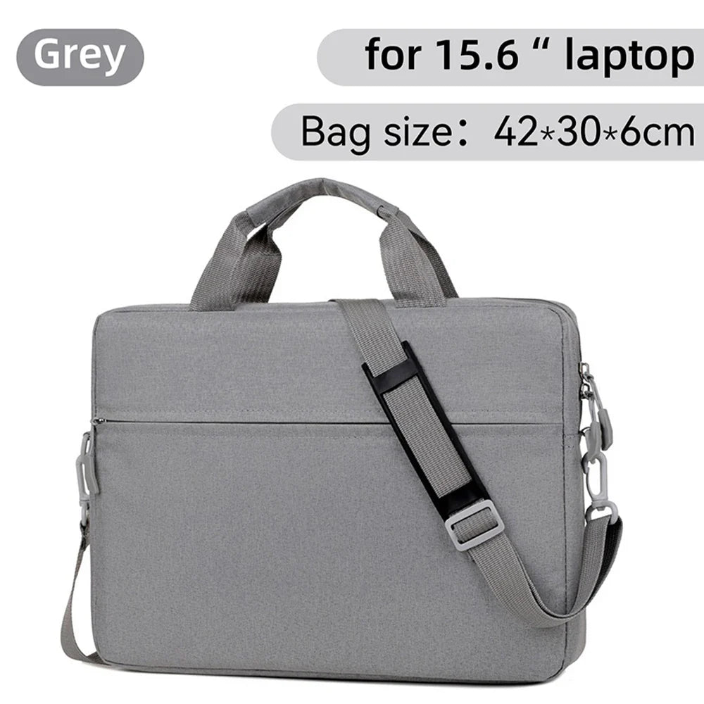 Waterproof Laptop Sleeve Messenger 14–15.6 Inch (35.6–39.6 cm) Notebook Case for MacBook Air Pro & Tablets - Portable Travel Carrying Bag