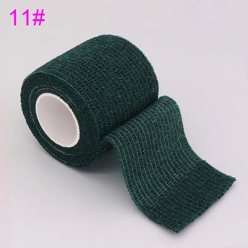 Colorful Self-Adhesive Elastic Sports Tape Wrap 5cm x 4.8m (2.0in x 15.7ft), Knee Wrist Ankle Finger Support Bandage for Tattoo and Pets