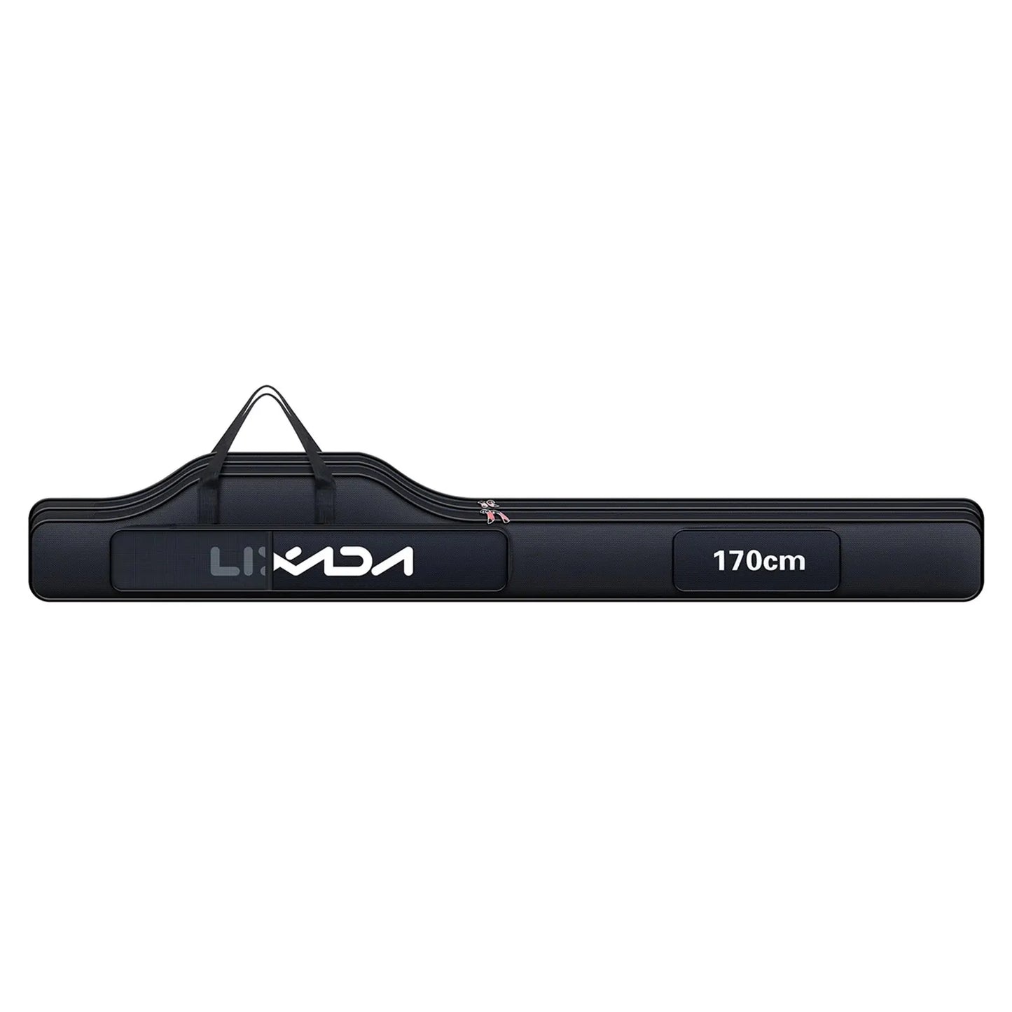 190cm (75 in / 6.2 ft) Portable Folding Fishing Rod & Reel Bag Tackle Storage Carry Case