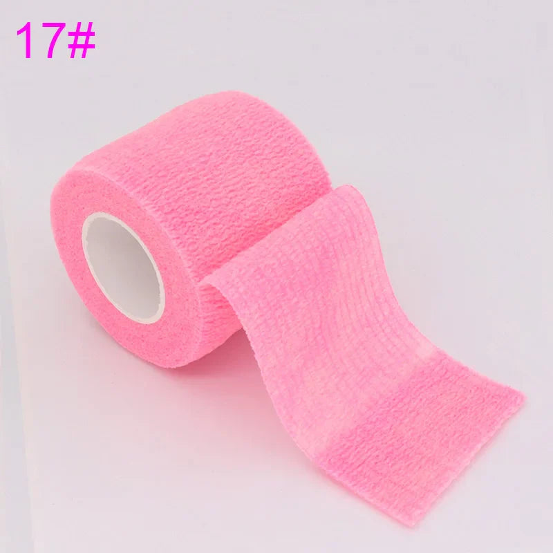 Colorful Self-Adhesive Elastic Sports Tape Wrap 5cm x 4.8m (2.0in x 15.7ft), Knee Wrist Ankle Finger Support Bandage for Tattoo and Pets