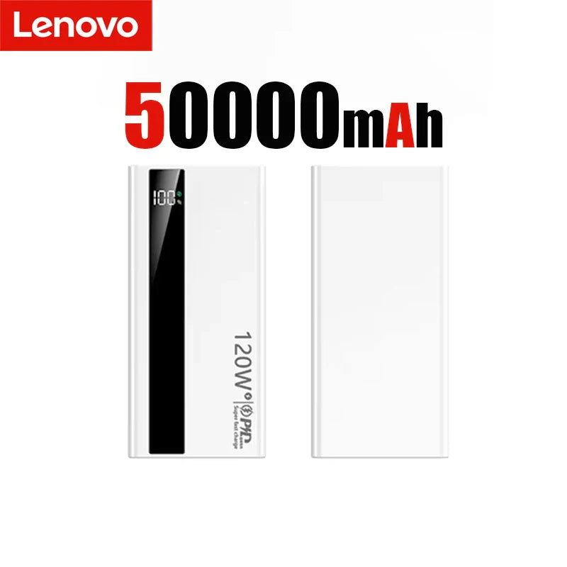 500000mAh 120W Fast Charging High-Capacity Portable Power Bank External Battery Charger for iPhone & Samsung