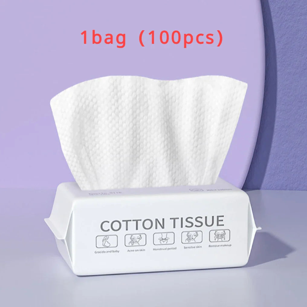 Disposable Non-Woven Hand Towels – Quick-Absorb Cotton Blend for Bathroom & Travel