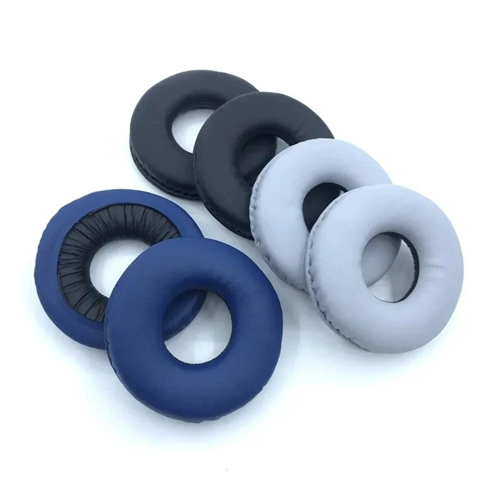Universal Replacement Leather Ear Pads with High-Quality Foam Cushion for Over-Ear Headphones