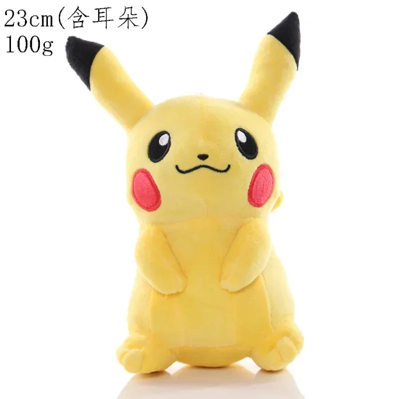 Cute Pikachu Pichu Charmander Bulbasaur Squirtle Psyduck Eevee Plush Soft Stuffed Doll 6-12 in (15-30 cm)