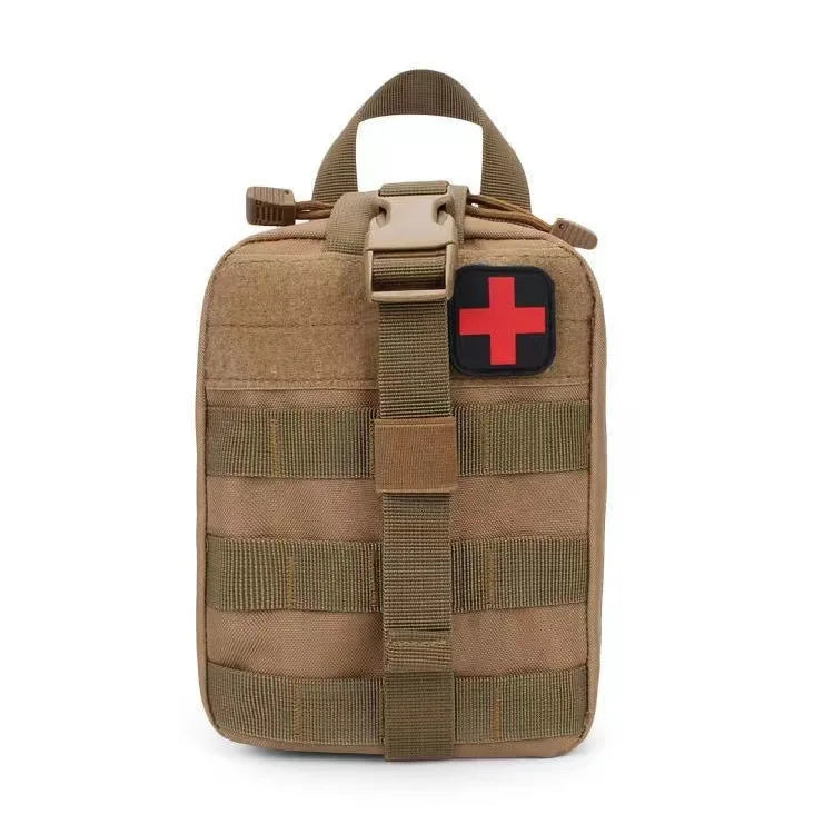 Tactical Molle IFAK First Aid Waist Pack – EDC Medical Pouch for Hunting, Hiking & Camping