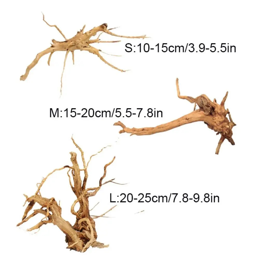 Large Natural Driftwood Aquarium Decor Tree Stump for Fish Tank, Plant & Terrarium Landscaping