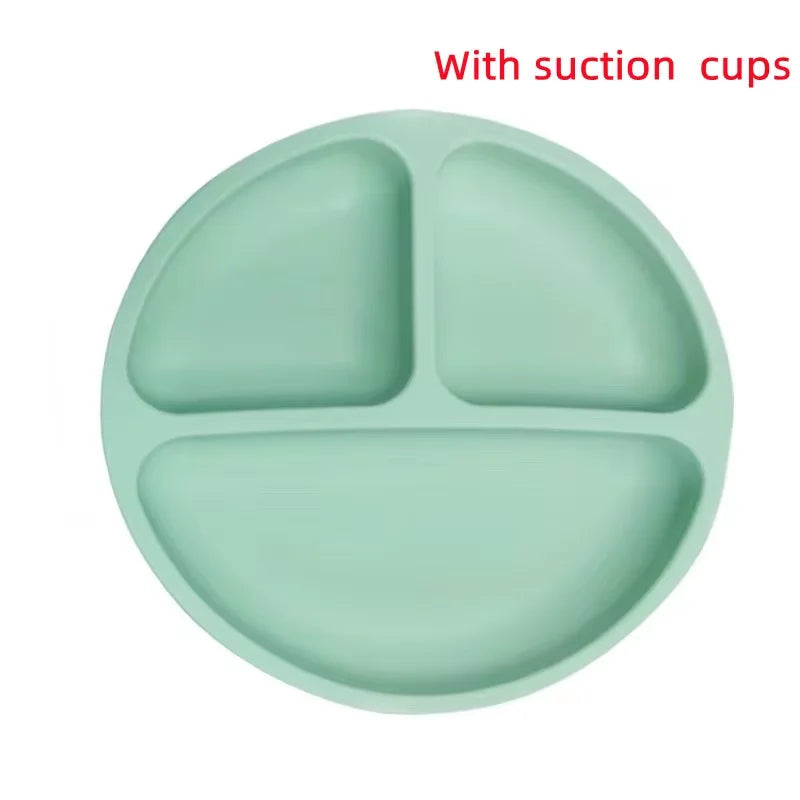 Silicone Suction Baby Plate — BPA-Free Toddler Feeding Bowl, Non-Slip Kids Dinnerware