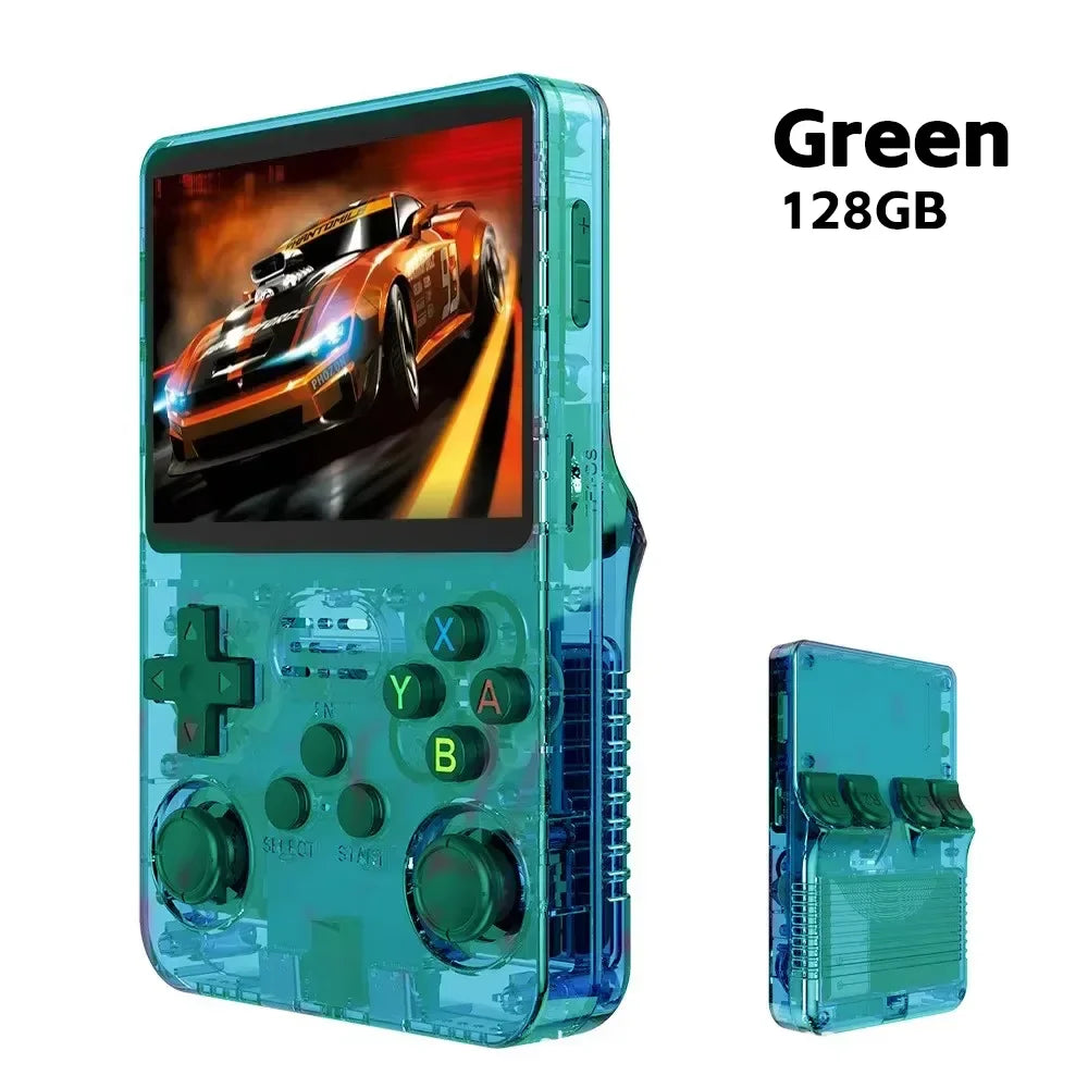 Retro Handheld Game Console 3.5-Inch IPS 640x480, 15,000+ Classic Games, 3200mAh Battery, Bluetooth Portable Pocket Player