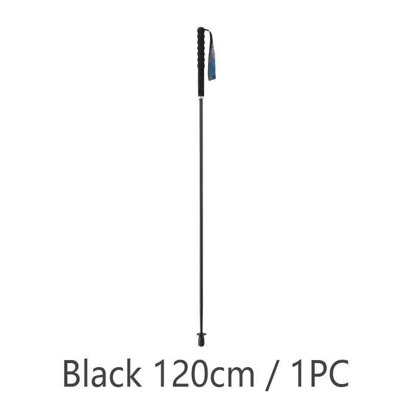 Ultra-Light Carbon Fiber Folding Trekking Poles - Collapsible Anti-Shock Hiking & Nordic Walking Sticks (110/120/130 cm | 43.3/47.2/51.2 in)