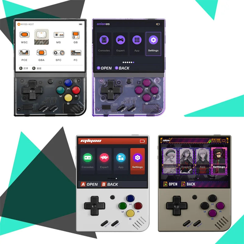 Portable Retro Handheld Game Console 3.5-inch (8.9 cm) IPS Screen Linux Classic Gaming Emulator - Kids Gift