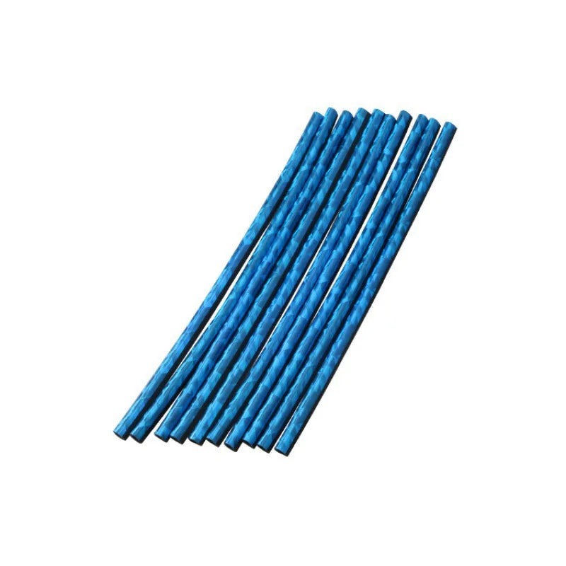 Universal 7.9 in (20 cm) U-Shaped Car Air Vent Trim Strips PVC Decorative Moulding 10-Pack