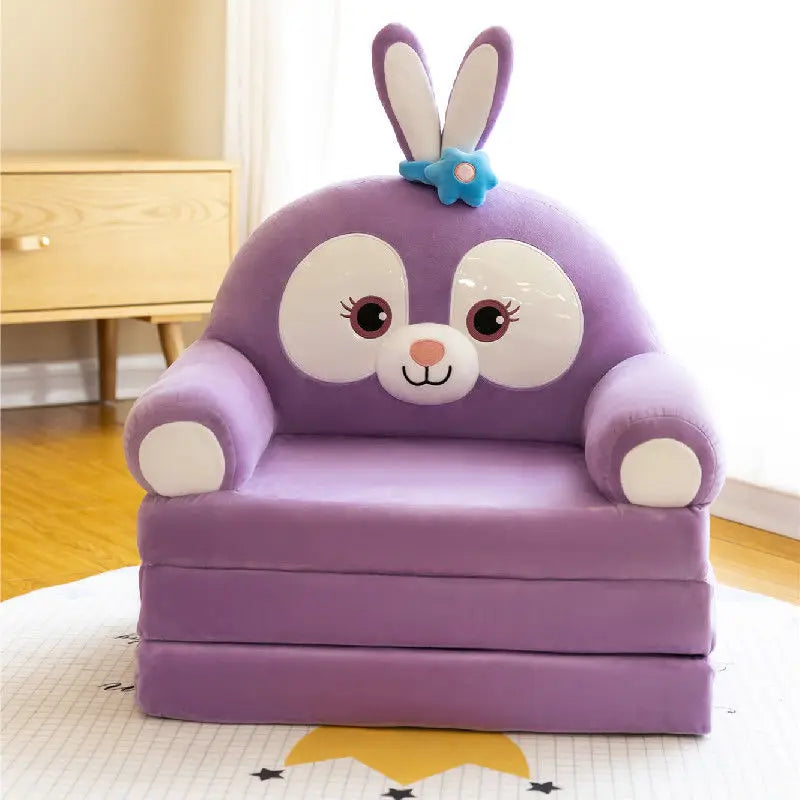 Kids Princess Sofa Removable Washable Foldable Children's Cartoon Armchair Toddler Couch