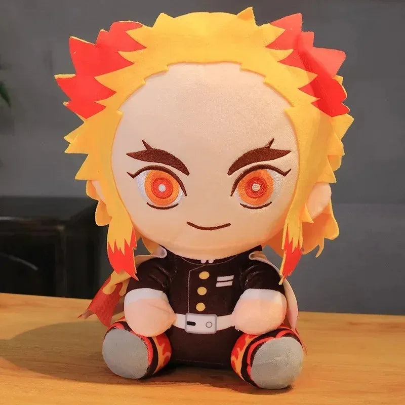 Demon Slayer Plush Doll 20 cm (8 in) - Tanjirou Nezuko Zenitsu Kyojuro Soft Anime Stuffed Toy Gift