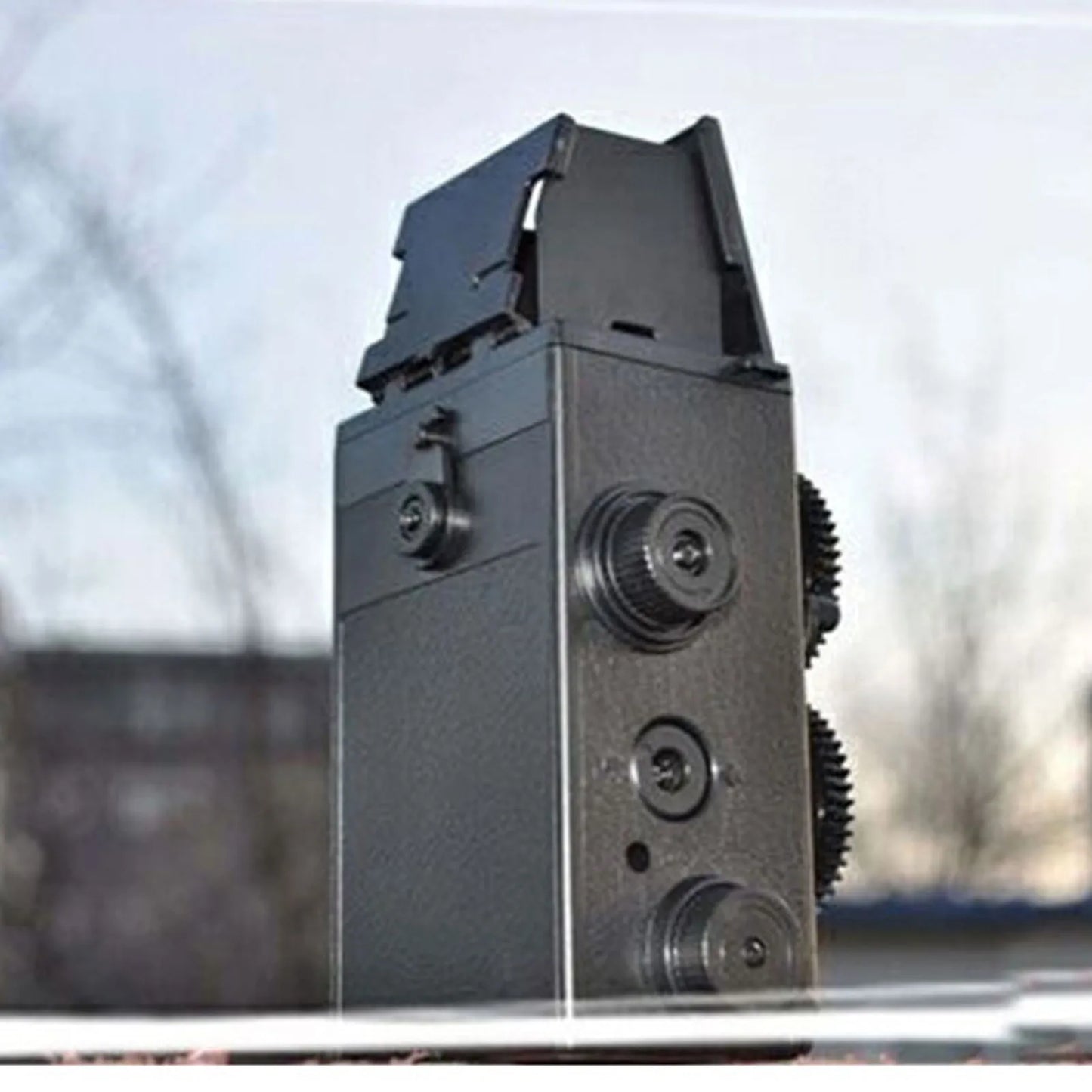 35mm Dual-Lens TLR Film Camera – DIY Retro Twin-Lens Reflex for 135 Film