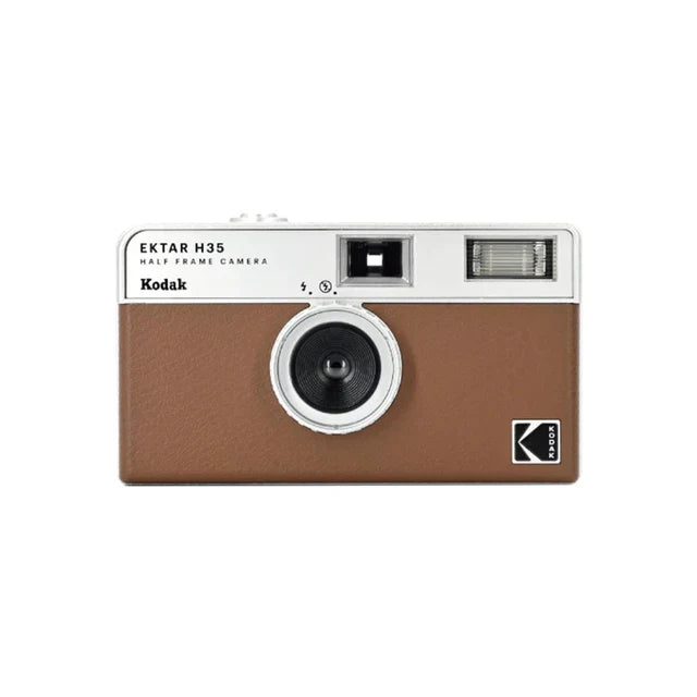 Half Frame 35mm Film Camera with Built-In Flash — Compact Pocket Film Camera, Film-Saving, Lightweight, 4 Colors
