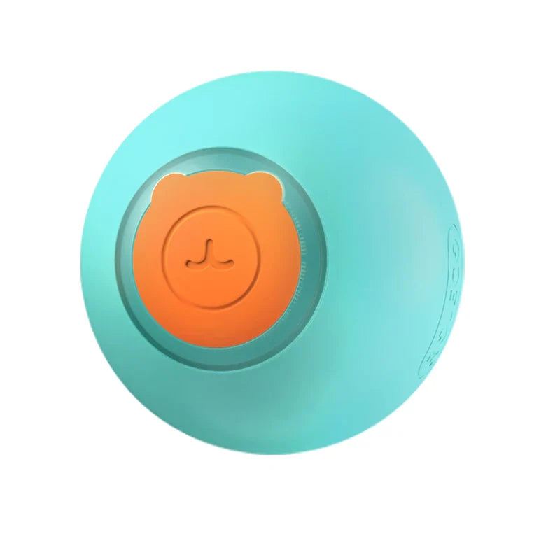 Interactive LED Rechargeable Cat Rolling Ball Toy - Automatic Self-Moving Bouncing Ball (42mm / 1.65 in)