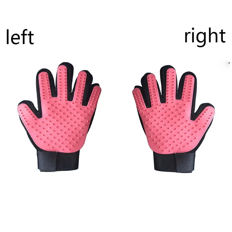 Silicone Pet Grooming Glove – Single Right-Hand Deshedding Brush & Massage Mitt for Dogs & Cats, 16×24 cm (6.3×9.4 in)