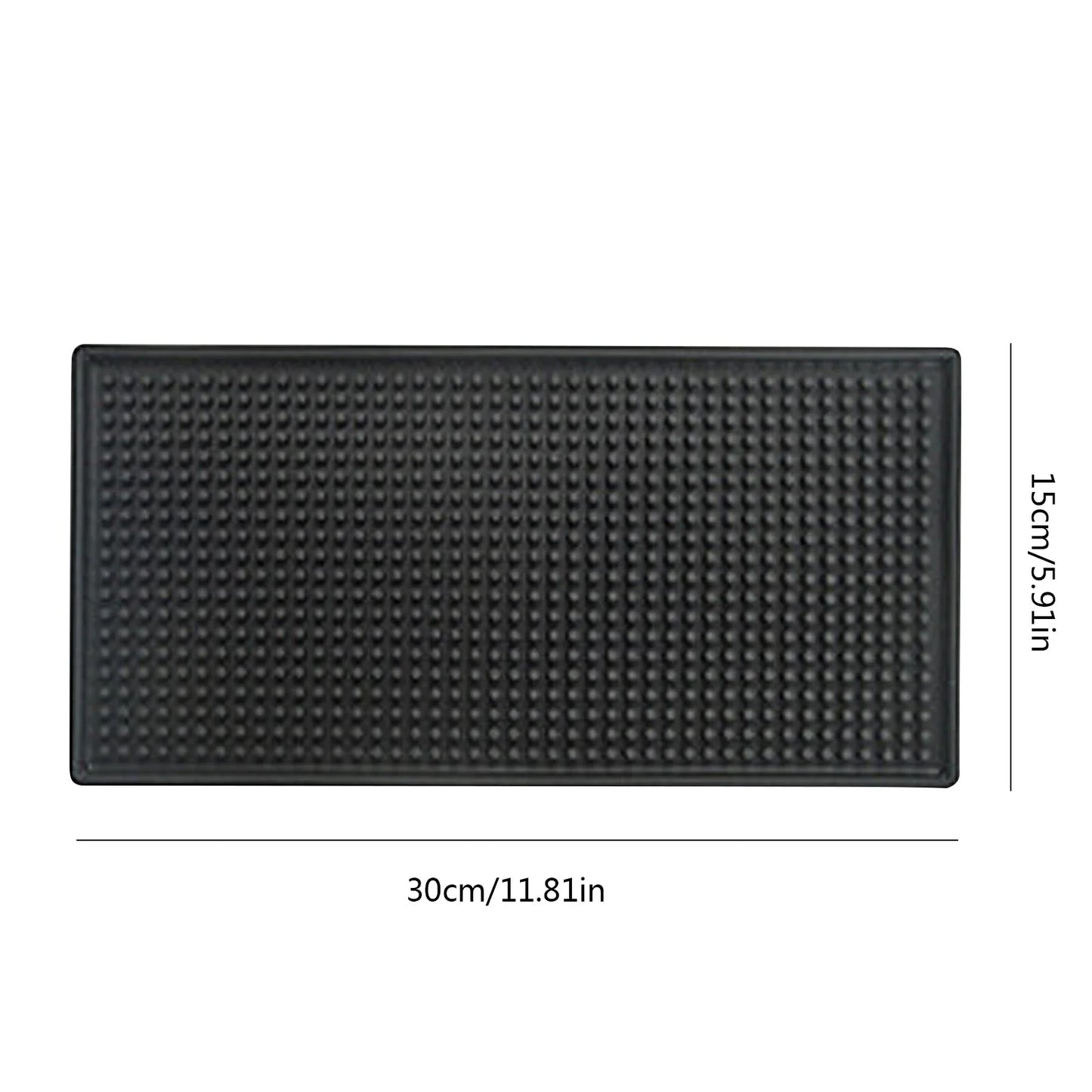 PVC Bar Mat Non-Slip Heat-Resistant Countertop Pad for Bar, Cafe & Home — 30×15 cm (11.8×5.9 in) & 30×45 cm (11.8×17.7 in)