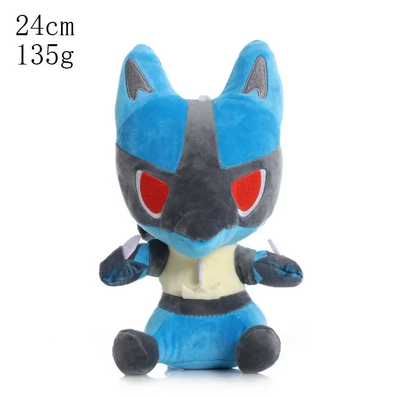 Cute Pikachu Pichu Charmander Bulbasaur Squirtle Psyduck Eevee Plush Soft Stuffed Doll 6-12 in (15-30 cm)