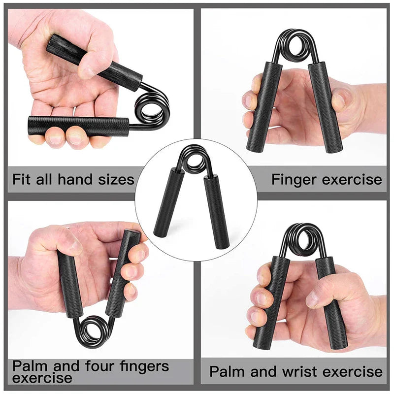Heavy-Duty Hand Gripper - Metal Grip Strength Trainer & Carpal Expander for Finger, Wrist and Forearm Rehabilitation