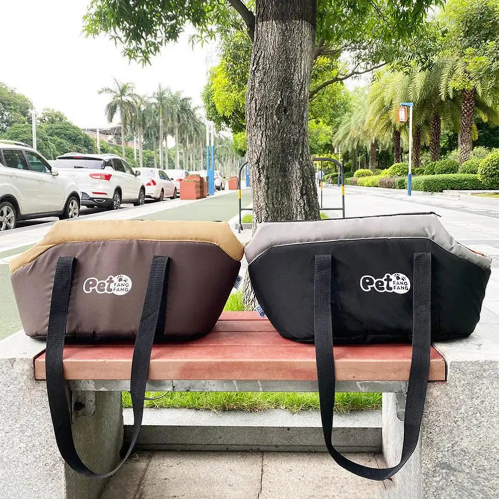 Soft-Sided Pet Carrier Tote – Breathable Adjustable Fabric Cat & Small Dog Carrier (S/L, Up to 10 lb / 4.5 kg)