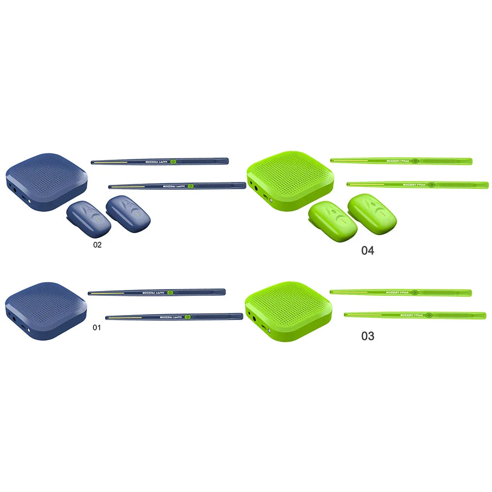 Portable Electronic Air Drumsticks Set with Pedals – 2-Piece Silent Virtual Drum Kit for Beginners, Kids & Adults