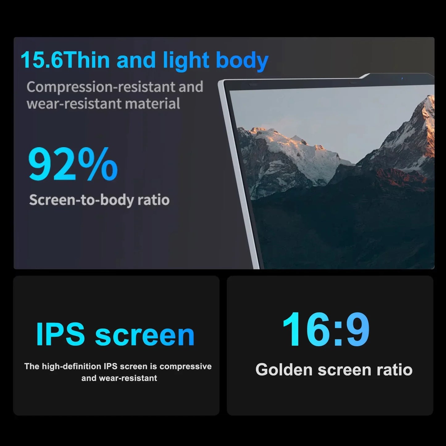 15.6" (39.6 cm) FHD Laptop — Intel Core i7 Processor, Windows 11 Pro, 16GB RAM, 512GB/1TB SSD, IPS Display, Portable Gaming & Business Notebook