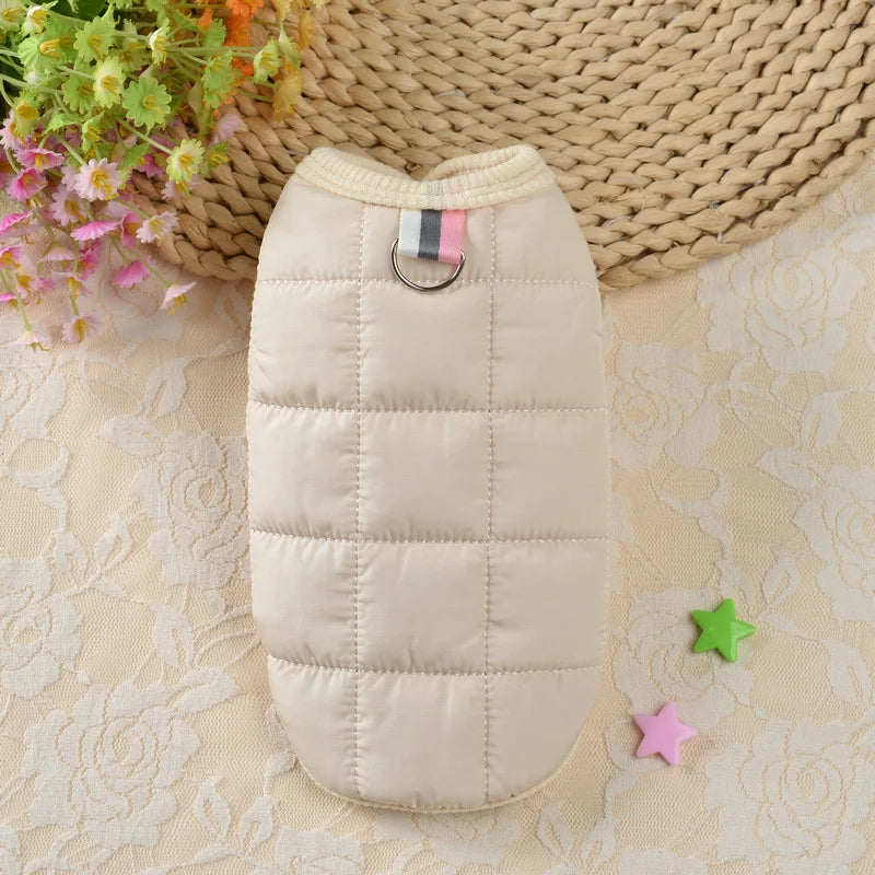 Winter Padded Windproof Dog Coat for Small Dogs - Chihuahua & Puppy Jacket