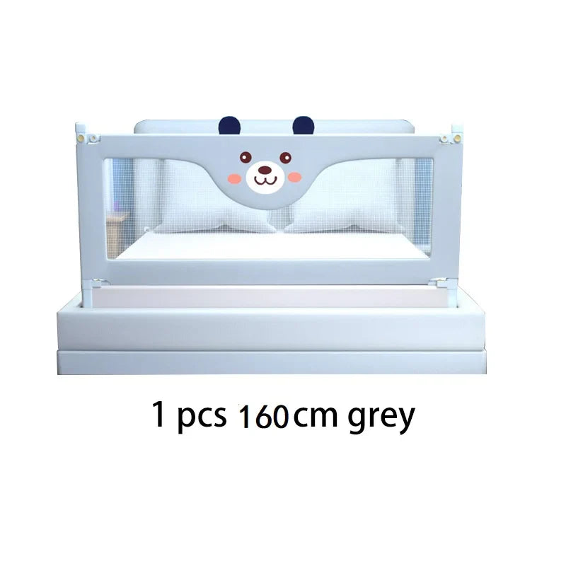 Liftable Baby Bed Guardrail – Strong Safety Rail & Crib Side Bumper, 1.5 m (59 in), 1.6 m (63 in), 1.8 m (71 in), 2.0 m (79 in)