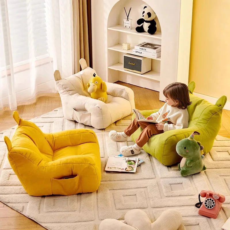 Toddler Armchair Upholstered Kids Sofa Chair for Boys & Girls, Single-Seat Mini Couch for Playroom with Lightweight Washable Cover